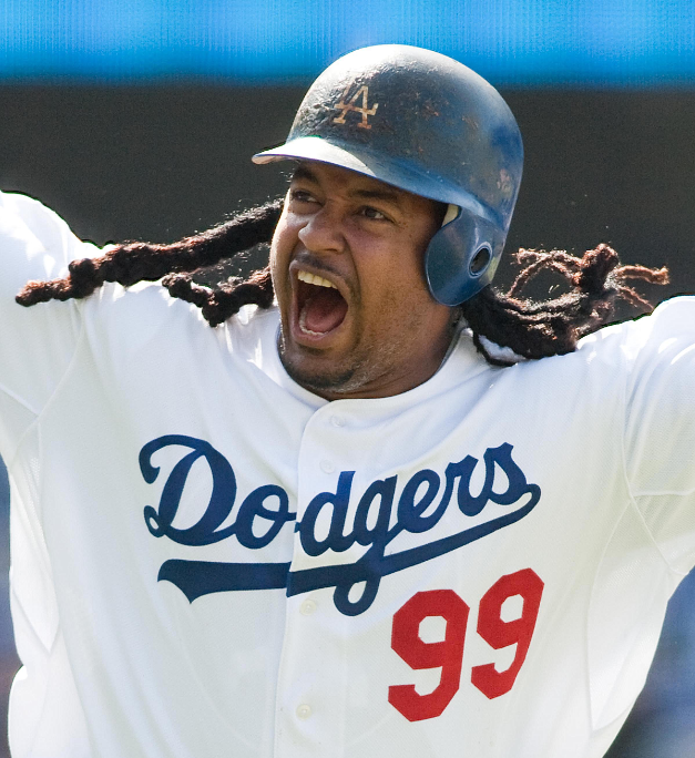 Manny Ramirez Signed Los Angeles Dodgers Jersey (Beckett) 555 Career Home Runs