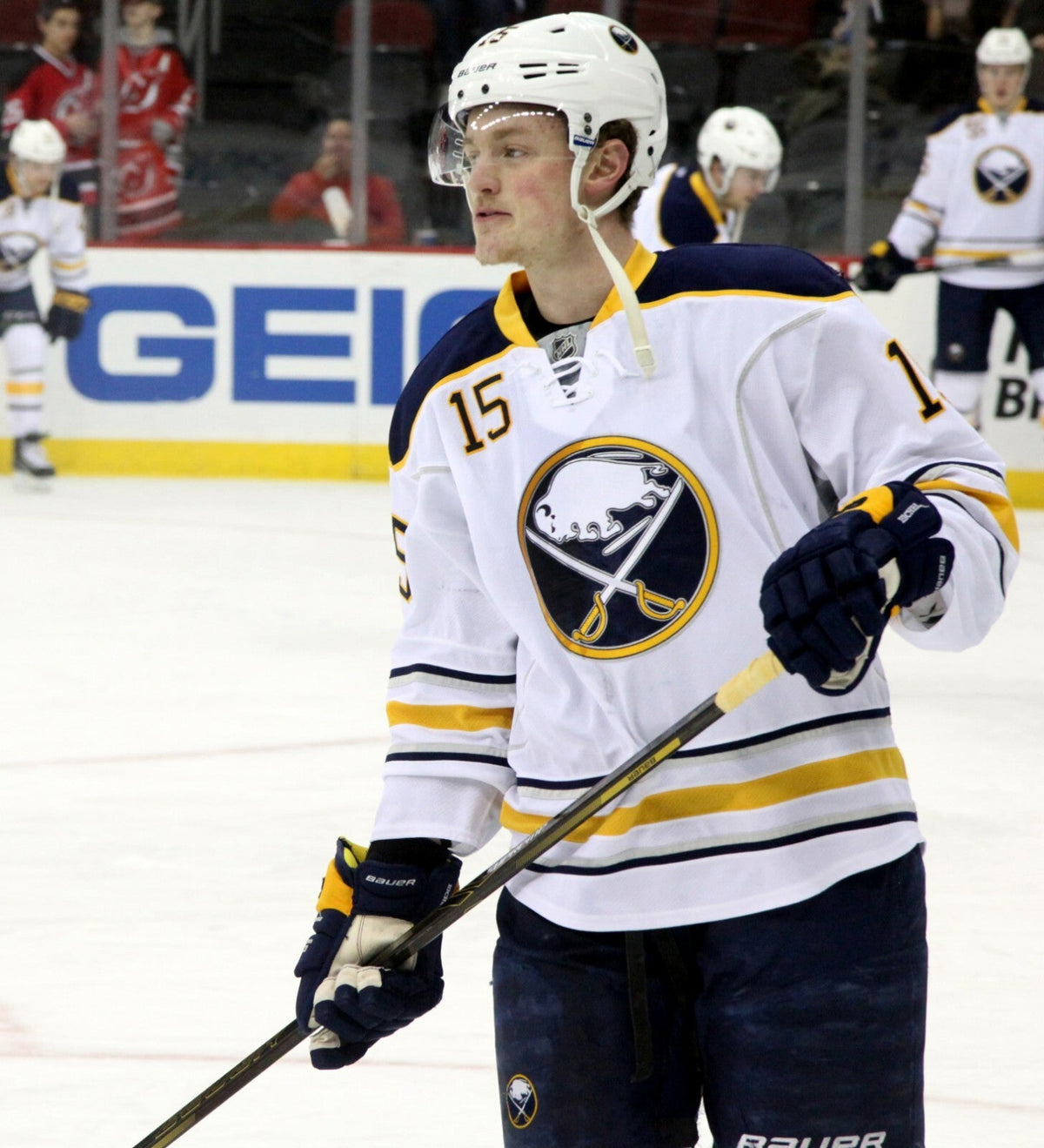 Jack Eichel Signed Buffalo Sabres Reebok Authentic Jersey (JSA COA) 2015 #2 Pick