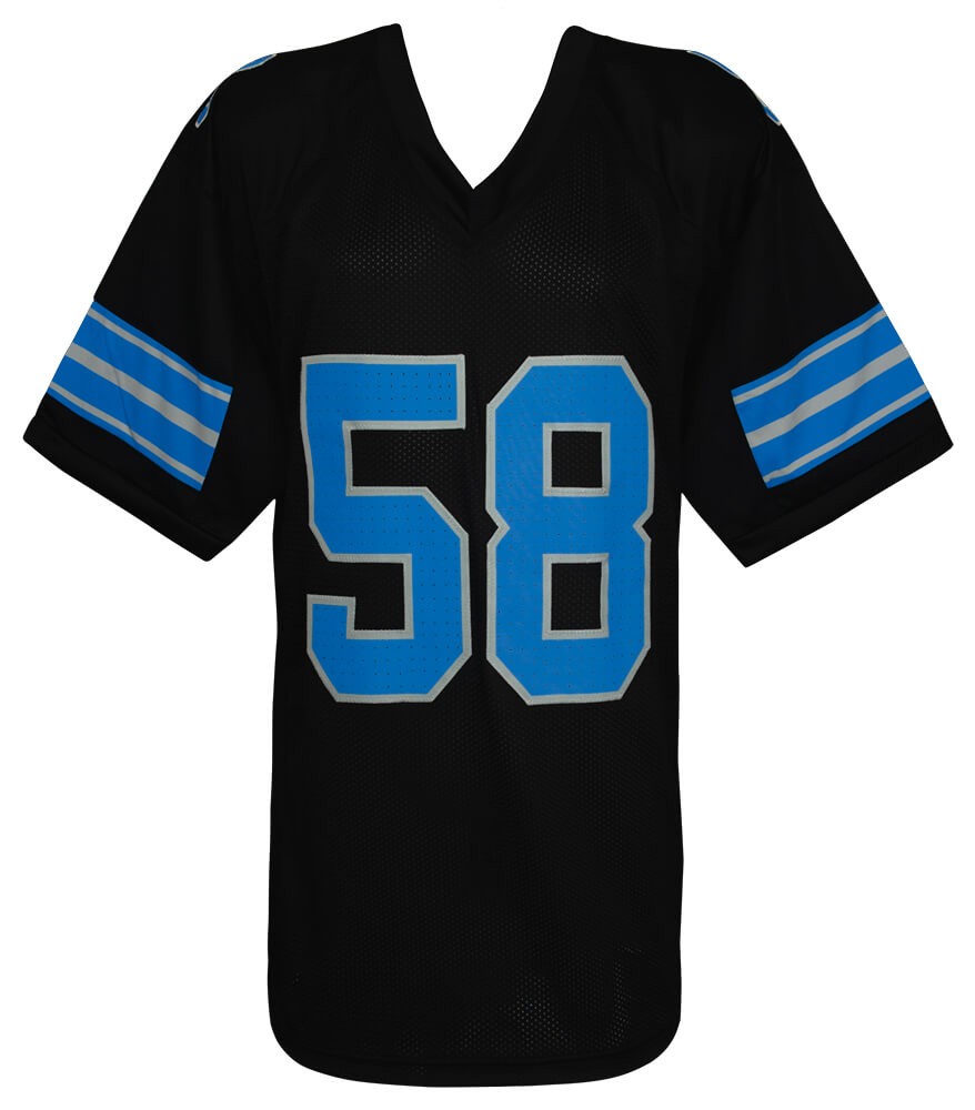 Penei Sewell Signed Black Alternate Custom Football Jersey - (BECKETT COA)