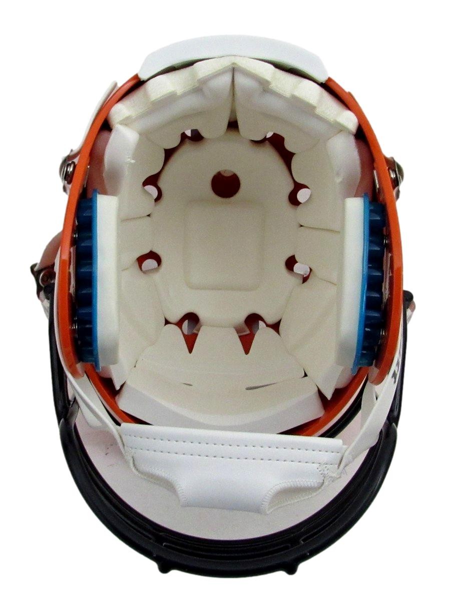 Joe Morris Syracuse Signed/Inscr Orange Full Size Authentic Helmet JSA 200956