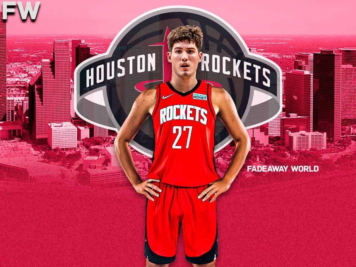 Reed Sheppard Signed Houston Rockets Jersey (Beckett COA) 2024 #3 Overall Pick