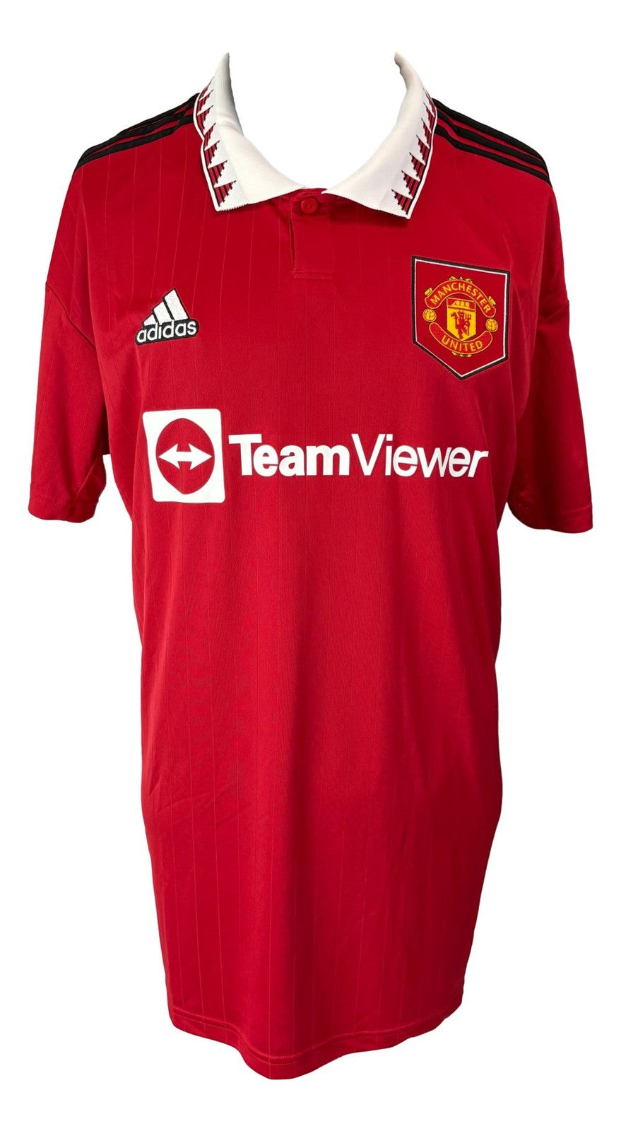Bruno Fernandes Signed Manchester United Adidas Soccer Jersey BAS