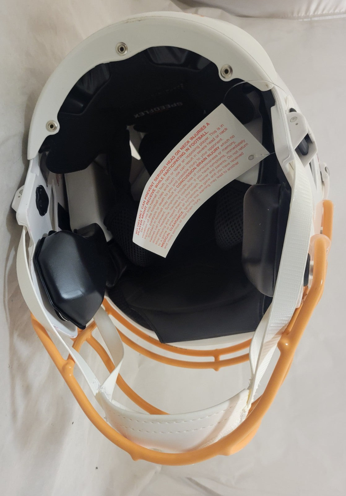 TOM BRADY & MIKE EVANS "SB CHAMPS" SIGNED BUCCANEERS THROWBACK SPEEDFLEX HELMET