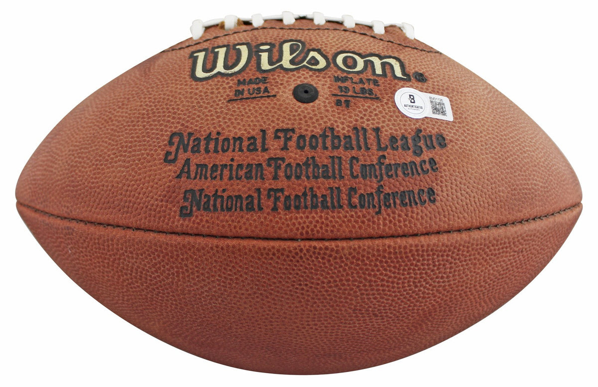Cowboys Troy Aikman Authentic Signed Wilson Official Nfl Football BAS #BV01126