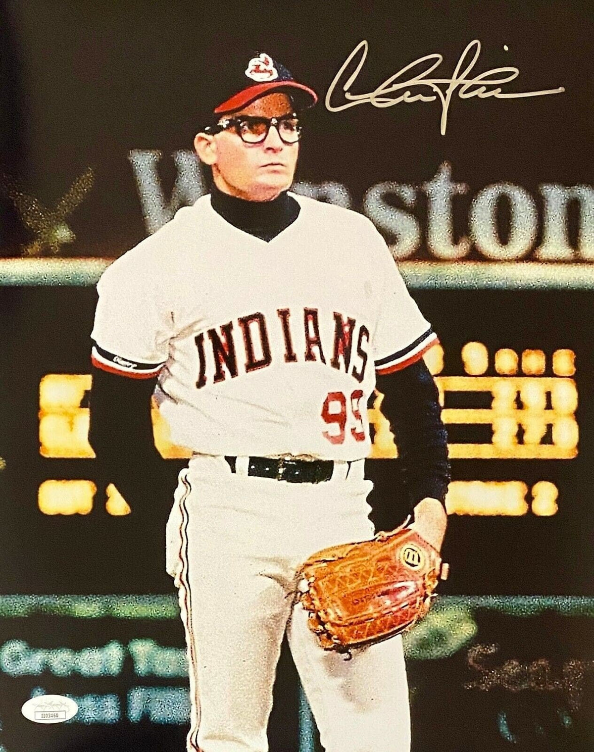 Charlie Sheen (Ricky Vaughn) Signed "Major League" Movie Script (JSA) 1989 Movie