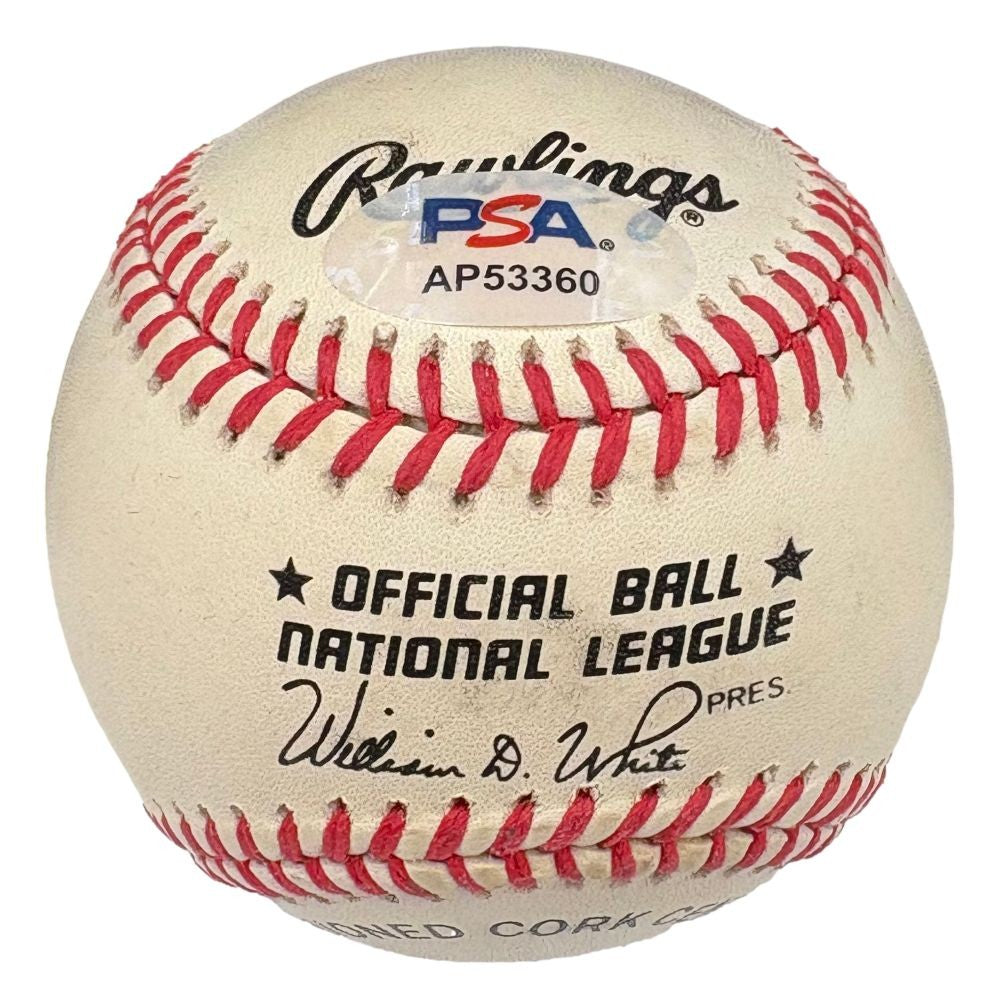 Willie Mays San Francisco Giants Signed National League Baseball PSA AP53360