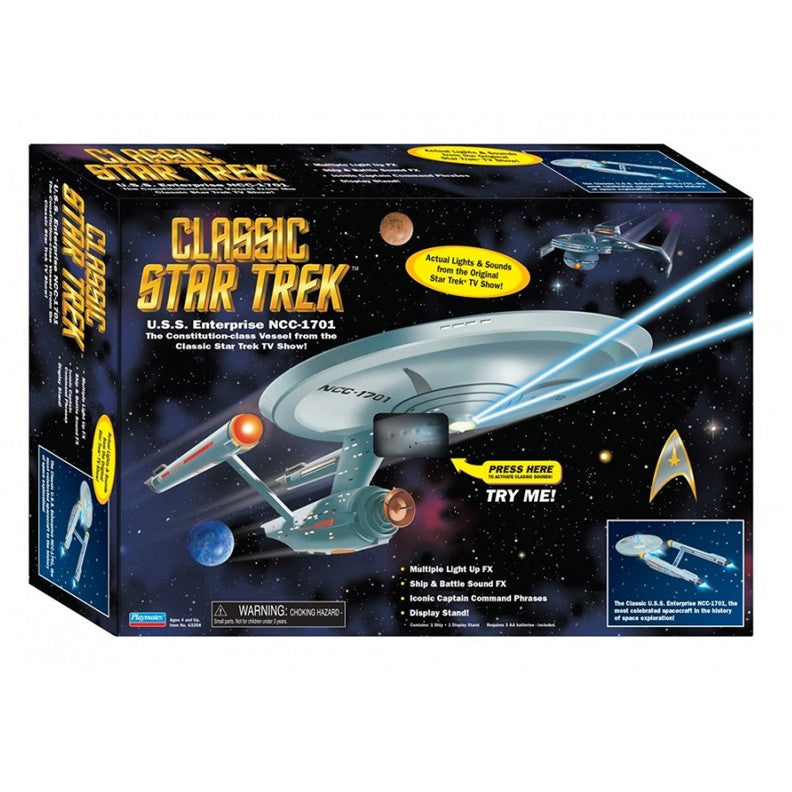 William Shatner Autographed Star Trek Original 18" Starship Enterprise NCC-1701