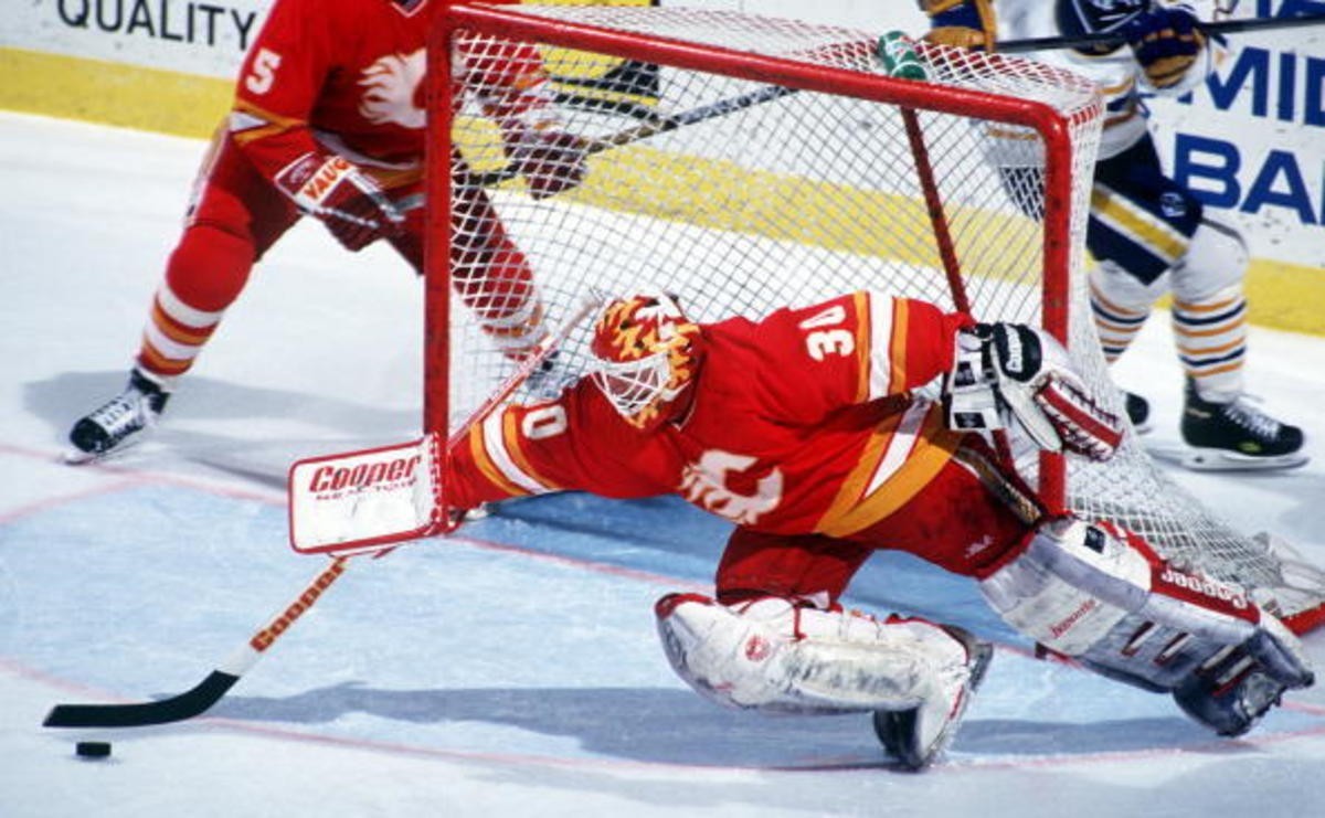 Mike Vernon Signed Calgary Flames Fanatics Jersey (Schwartz)89 Stanley Cup Champ