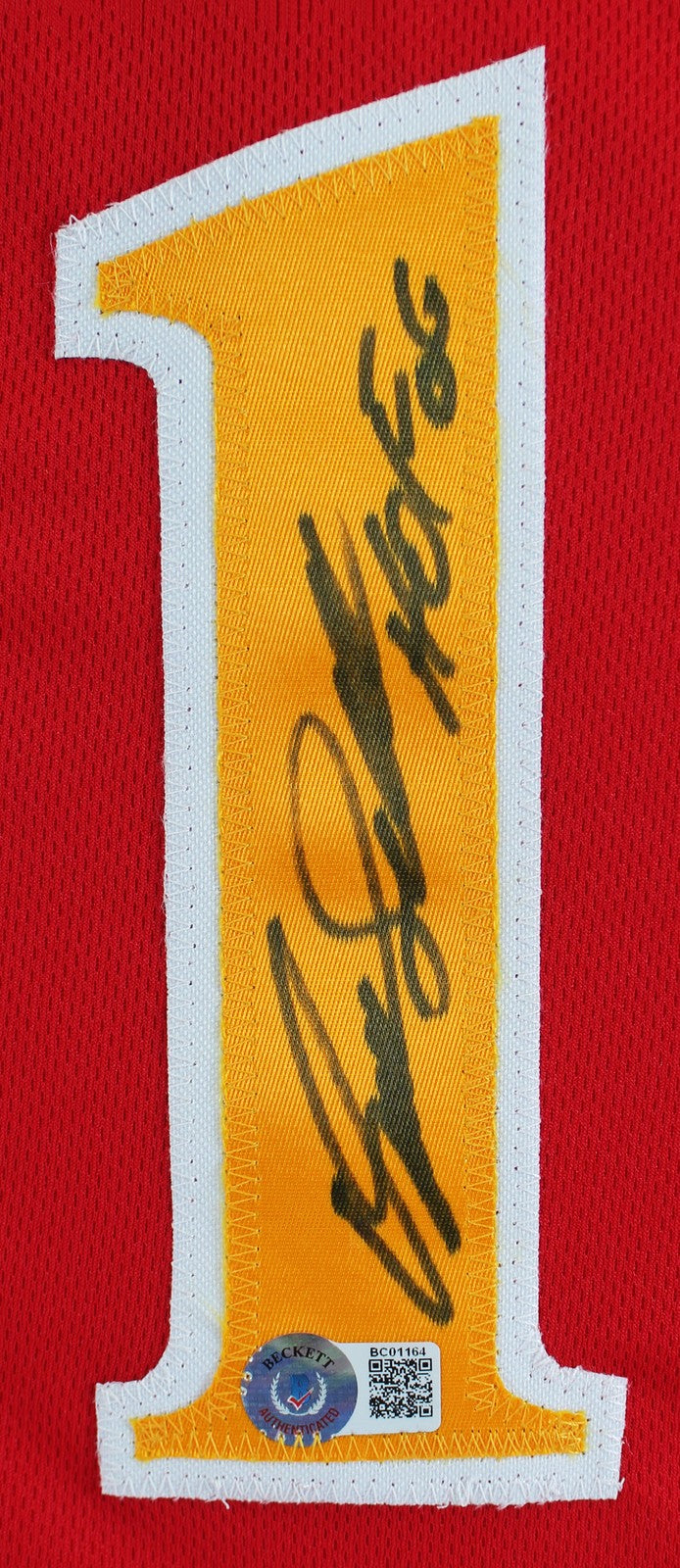 Dominique Wilkins "HOF 06" Authentic Signed Red Pro Style Framed Jersey BAS