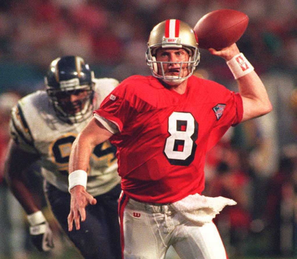 Steve Young Signed San Francisco 49ers Jersey (Beckett) 3x Super Bowl Champ / QB