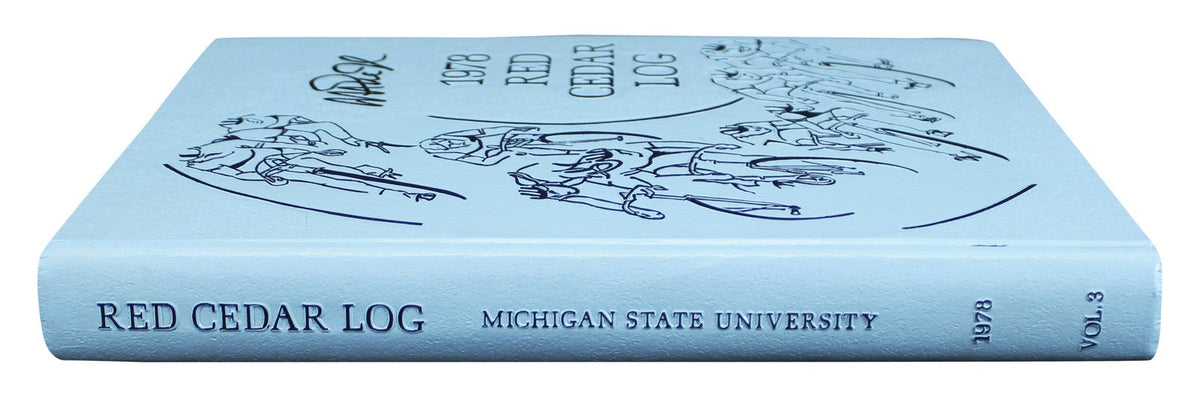 Lakers Magic Johnson 2x Signed 1978 Michigan State Yearbook BAS Wit #3W326954