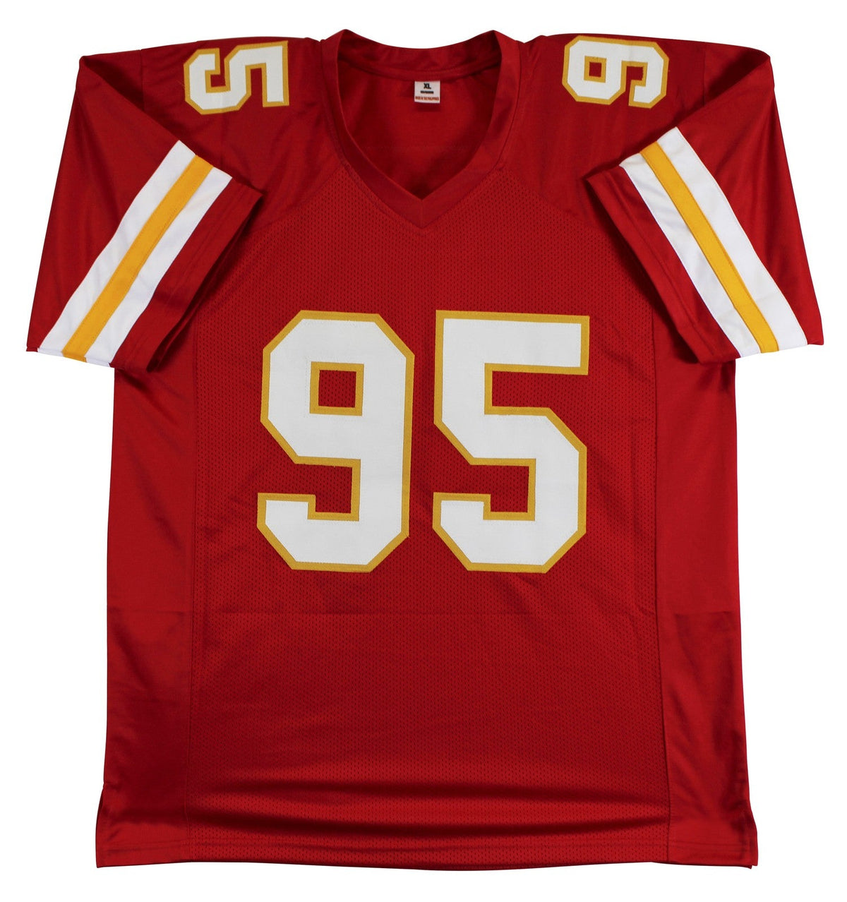 Chris Jones Authentic Signed Red Pro Style Jersey Autographed BAS