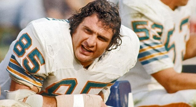Nick Buoniconti Signed Jersey Inscribed "HOF 01" (PSA COA) Miami Dolphins LB