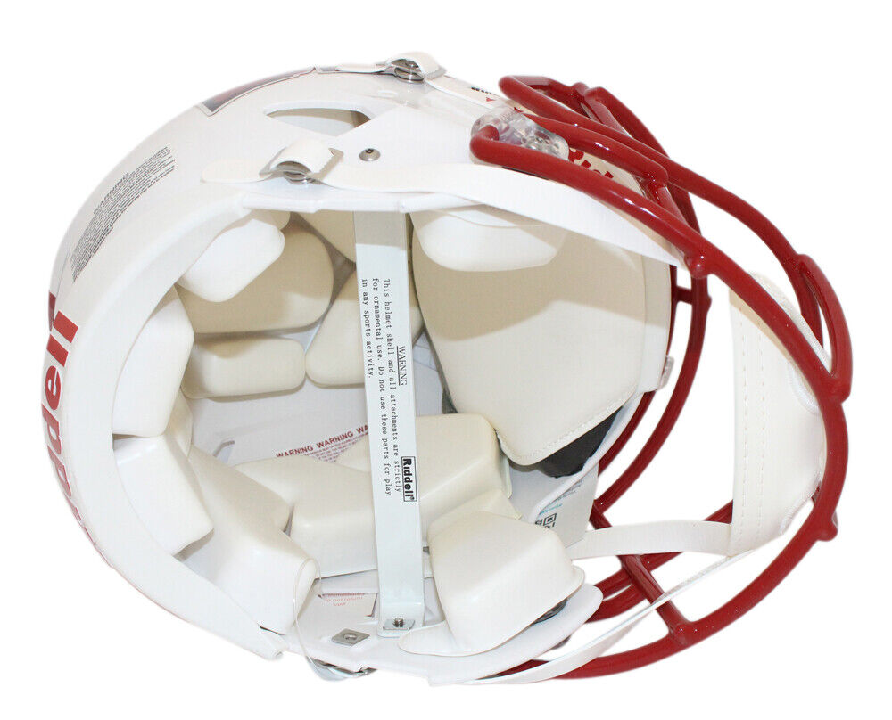 Watt Brothers Combo Signed Authentic Wisconsin Badgers Speed Helmet BAS 39789