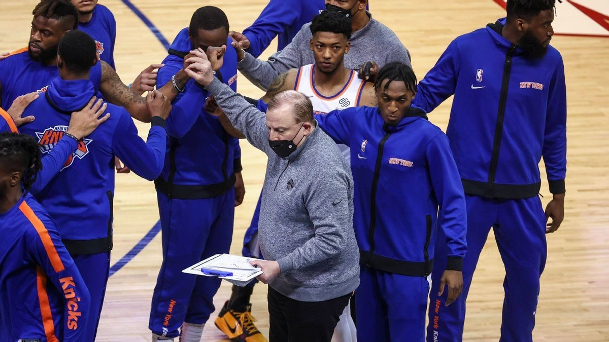 Tom Thibodeau Signed New York Knicks Jersey (JSA COA) 2xNBA Coach of the Year