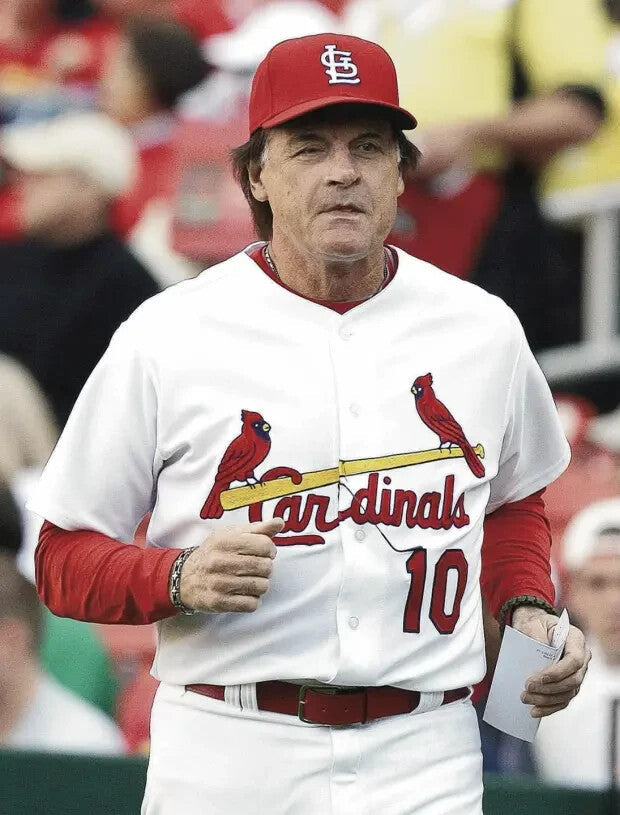 Tony La Russa Signed St. Louis Cardinals Jersey (Beckett) Hall of Fame Manager