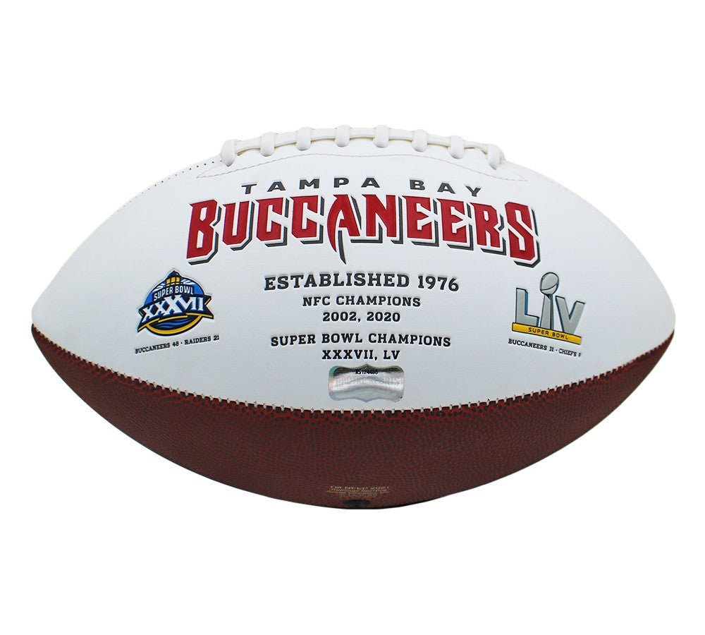 Rob Gronkowski Signed Tampa Bay Buccaneers Embroidered Super Bowl NFL Football