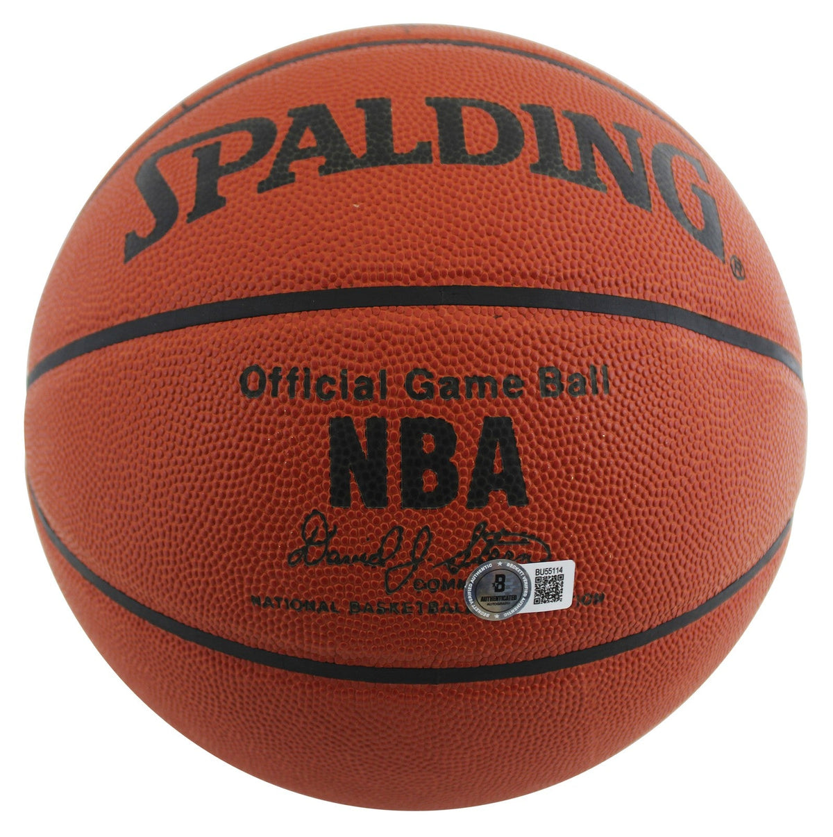76ers Julius Erving Signed Spalding Official NBA Game Basketball BAS #BU55114