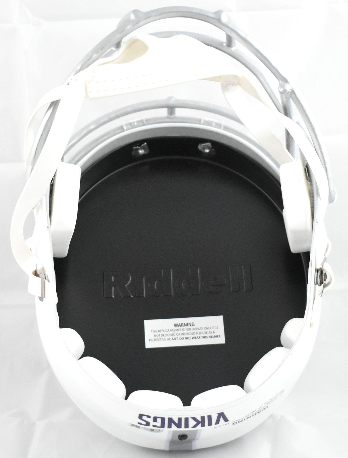 Randy Moss Autographed Vikings F/S Alt 2024 Speed Helmet -Beckett W Holo *Purple