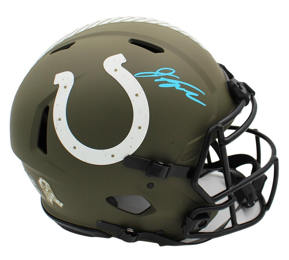 Jonathan Taylor Signed Indianapolis Colts Speed Authentic STS NFL Helmet