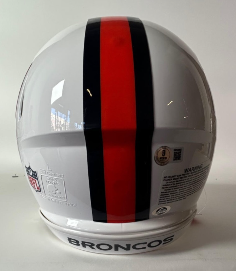 Patrick Surtain II Autographed/Inscribed "24DPOY" Snowcapped Pro Helmet BAS COA