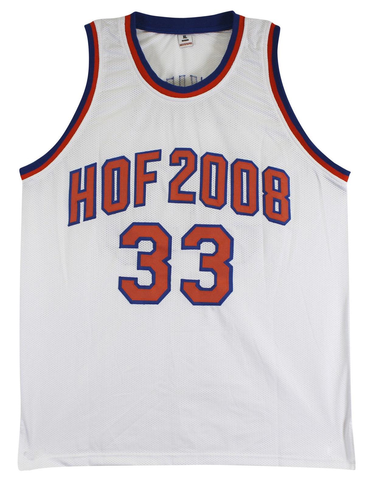 Patrick Ewing Authentic Signed White Pro Style Jersey Autographed BAS