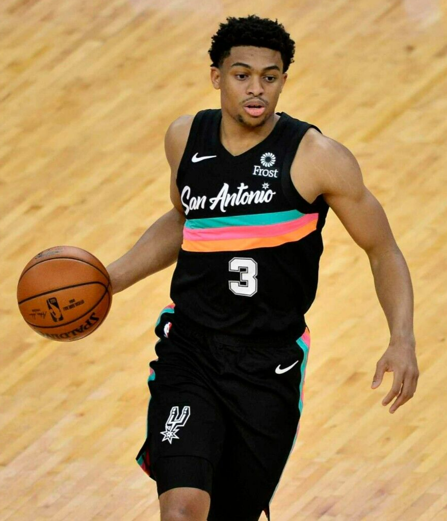 Keldon Johnson Signed San Antonio Spurs Jersey (PSA) 2019 1st Round Pick