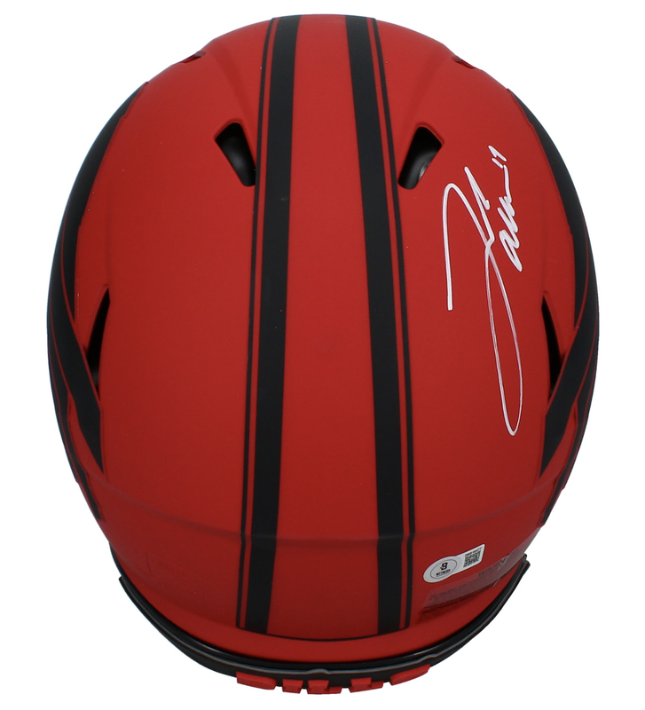 Josh Allen Autographed Bills 'RAVE' Authentic Speed Helmet w/ Visor Beckett