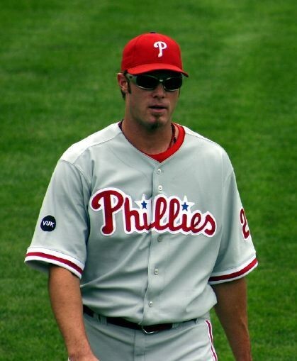 Jayson Werth Signed Philidelphia Phillies Jersey (Beckett) 08 World Series Champ