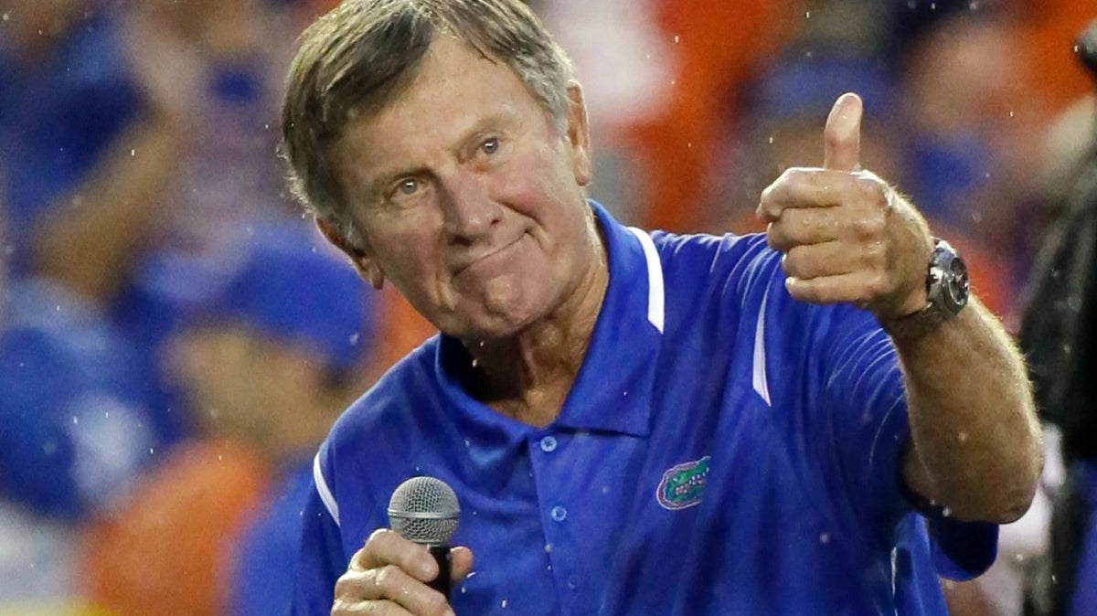 Steve Spurrier Signed Florida Gators Full-Size Helmet Ins."66 Heisman" (Beckett)