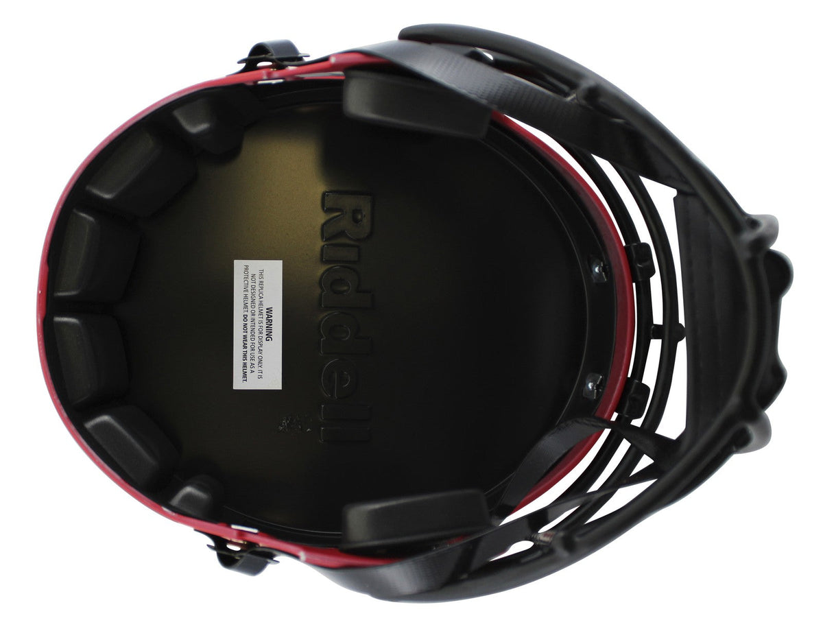 Buccaneers John Lynch "HOF 21" Signed Rave F/S Speed Rep Helmet W/ Case BAS Wit