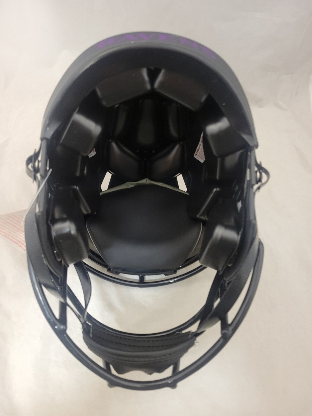 RAY LEWIS SIGNED BALTIMORE RAVENS F/S ECLIPSE SPEED AUTHENTIC HELMET BECKETT