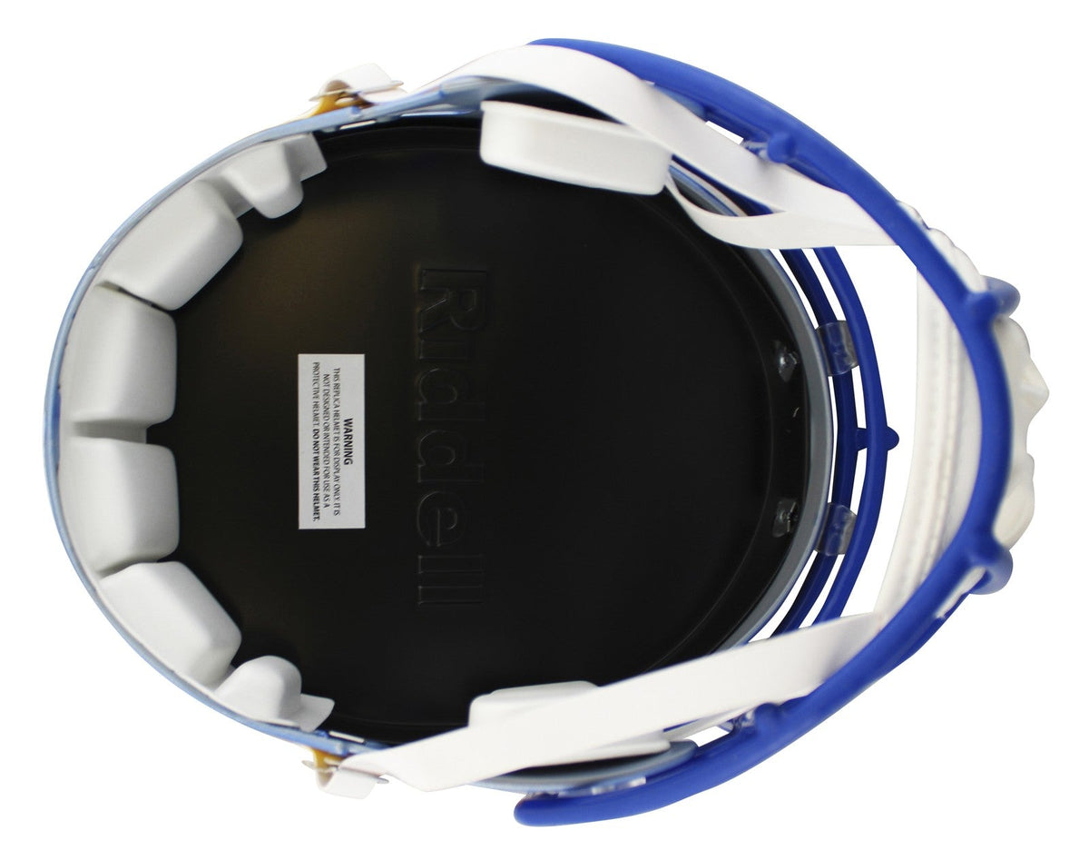 Rams Aaron Donald "3x DPOY" Signed Full Size Speed Rep Helmet JSA Wit #WIT413134
