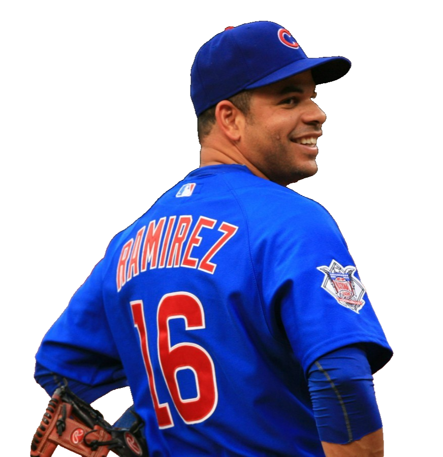 Aramis Ramirez Signed Chicago Cubs Blue Alternate Jersey (Schwartz)3xAll Star 3B