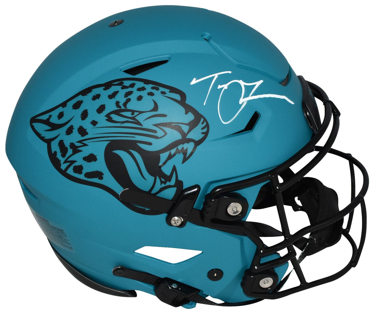 TREVOR LAWRENCE SIGNED JACKSONVILLE JAGUARS RAVE AUTHENTIC SPEEDFLEX HELMET
