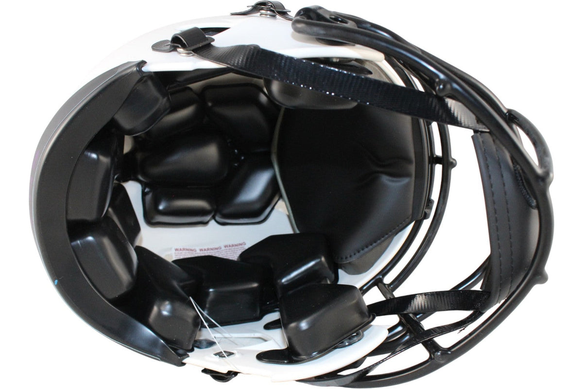 Derrick Henry Autographed Baltimore Ravens Authentic Lunar Helmet Beckett 52734