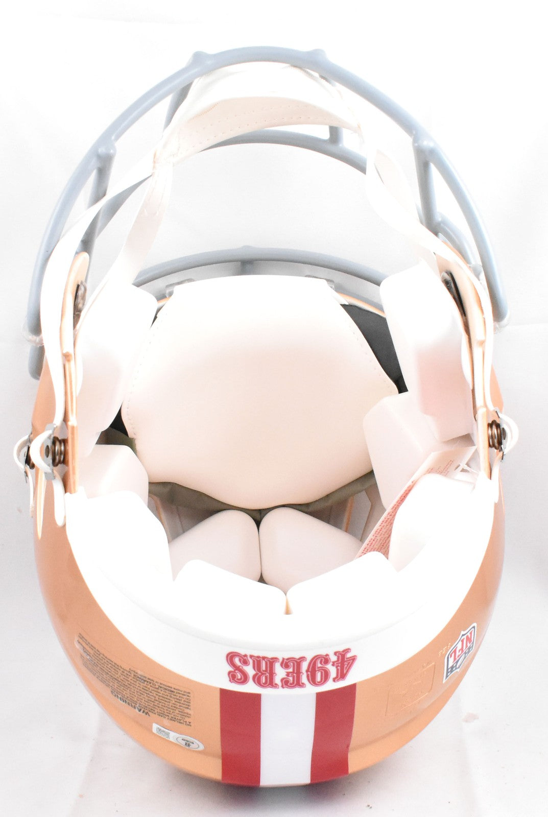 Frank Gore Autographed 49ers F/S Speed Authentic Helmet - Beckett W Hologram