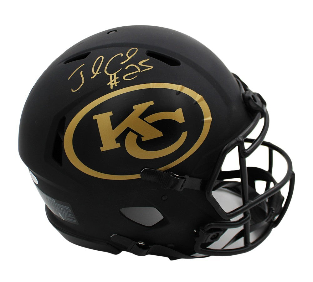 Jamaal Charles Signed Kansas City Chiefs Speed Authentic Eclipse Custom Helmet