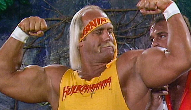 Hulk Hogan Signed Framed Hulkamania T-Shirt (PSA) 12xChamp Wrestler WWF & WCW