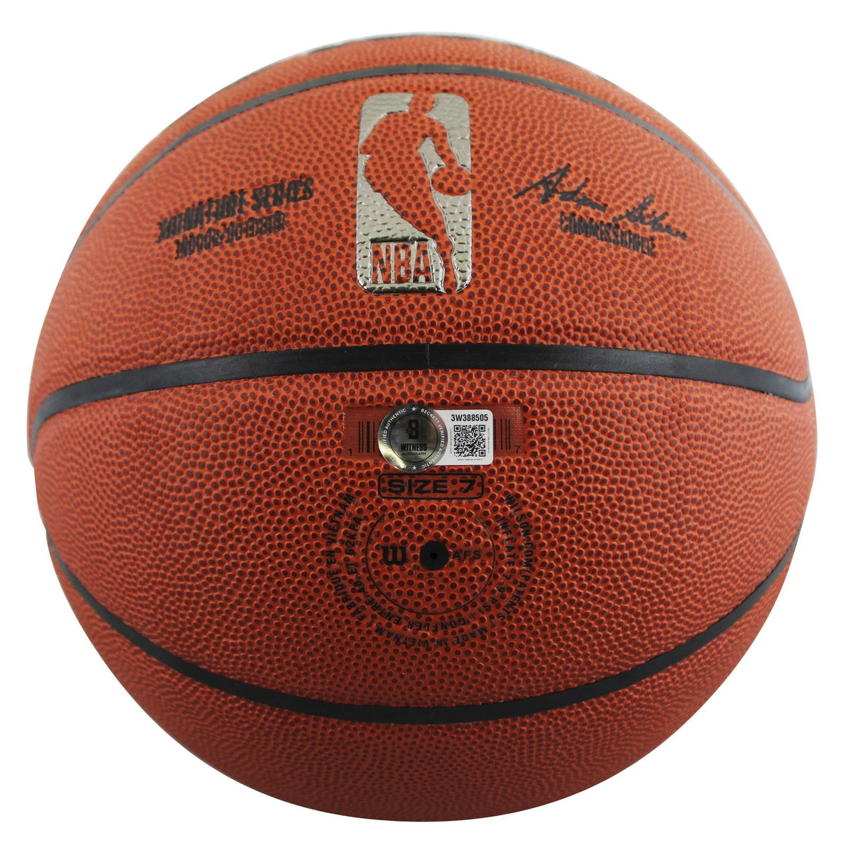 Lakers Shaquille O'Neal Signed Wilson Signature Series Basketball W/ Case BAS W