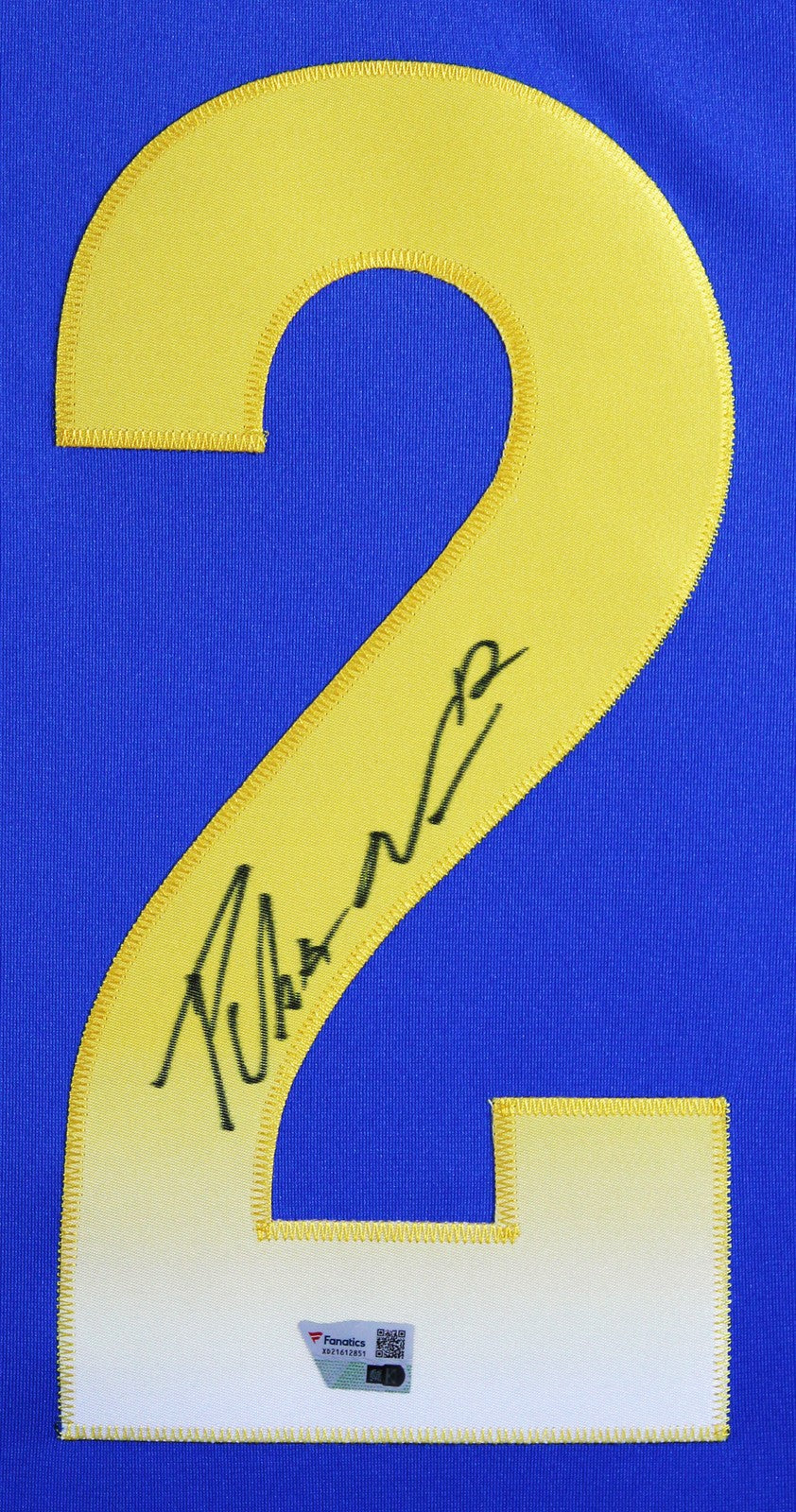 Rams Puka Nacua Authentic Signed Blue Nike Limited Framed Jersey Fanatics