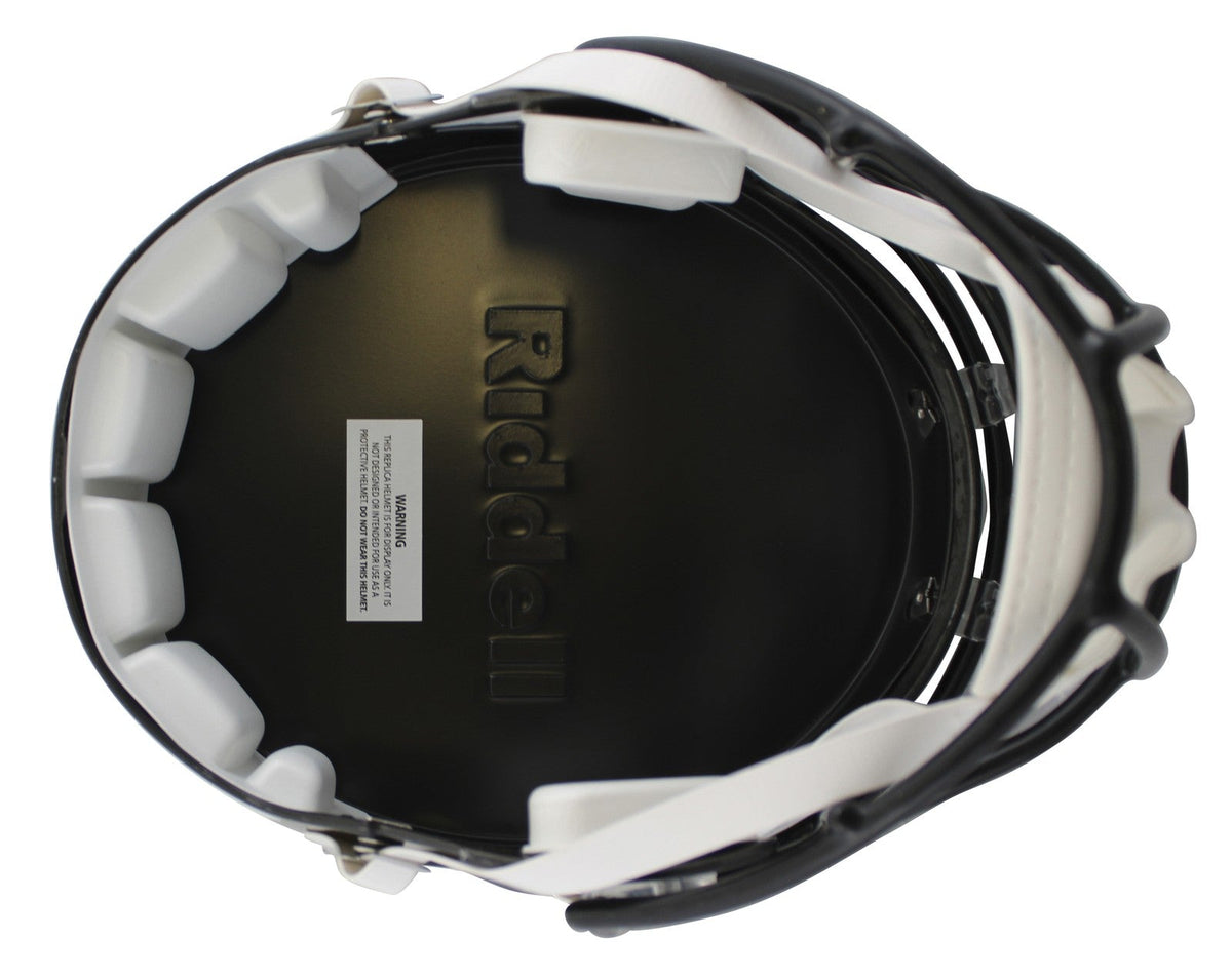 Falcons Deion Sanders Signed 1990-02 TB Full Size Speed Rep Helmet W/ Case BAS W