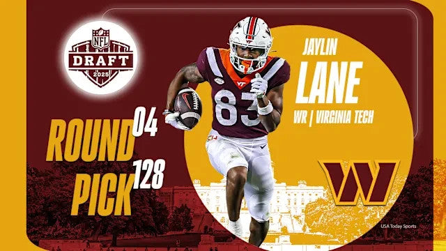 Jaylin Lane Signed Washington Commanders Jersey (Beckett) 2025 Draft Pick WR/KR