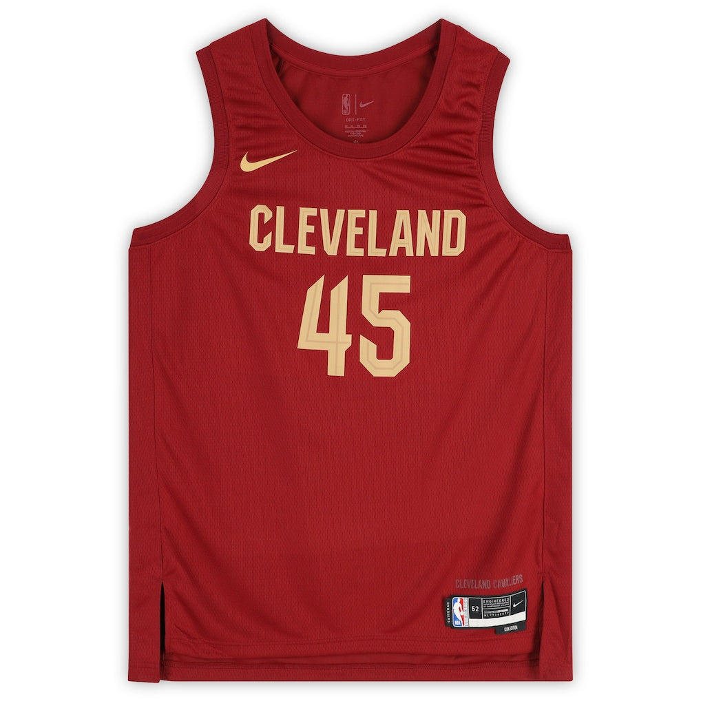 Donovan Mitchell Cleveland Cavaliers Autographed Maroon Nike 2022-23 Icon Swingman Jersey with "Spida" Inscription