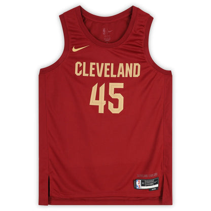 Donovan Mitchell Cleveland Cavaliers Autographed Maroon Nike 2022-23 Icon Swingman Jersey with "Spida" Inscription