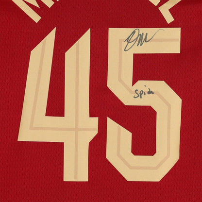 Donovan Mitchell Cleveland Cavaliers Autographed Maroon Nike 2022-23 Icon Swingman Jersey with "Spida" Inscription