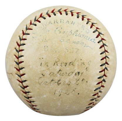 Yankees Babe Ruth & Lou Gehrig Authentic Signed OAL Baseball PSA/DNA #Y03402