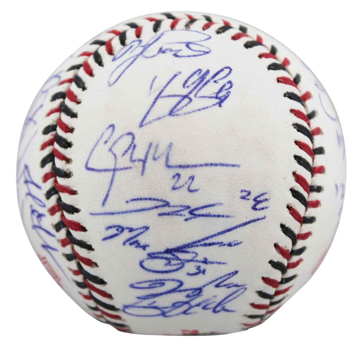 2015 NL ASG (26) Bryant, deGrom, Kershaw, Scherzer Signed Baseball BAS #AE13966