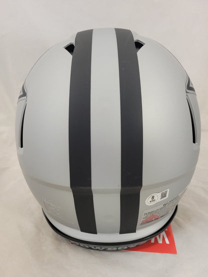 JAVONTE WILLIAMS SIGNED DALLAS COWBOYS F/S RAVE SPEED AUTHENTIC HELMET BECKETT