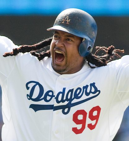Manny Ramirez Signed Los Angeles Dodgers Jersey (Beckett) 555 Career Home Runs